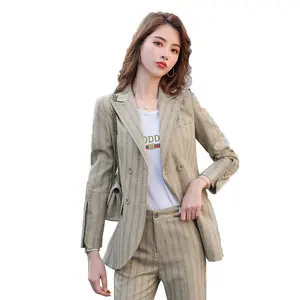 Mode professionnelle dames vêtements femmes costume tempérament à la mode l'entreprise femmes costumes ensemble - Product Image 1