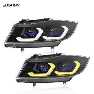 Jushun <b>Led</b> <b>Headlights</b> For Bmw 3 Series E90 Dual Color Drl Dynamic Turn Signal 12V Car Lighting Upgrade - Product Image 4