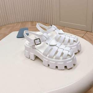 2026 Trendy Women Thick Sole Roman Sandals Woven <b>Strap</b> <b>Buckle</b> Platform Casual Summer Shoes Mixed Colors EVA Midsole - Product Image 1