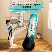 Pilier de boxe vertical gonflable en PVC, sac de frappe vertical, cible murale pour l'entraînement à domicile, équipement pour enfants, Zhejiang
