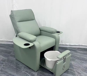 Fauteuil multifonctionnel pour soins des ongles et des pieds, avec fonction bain de pieds et massage des pieds, idéal pour salon de beauté, extension de cils et soins des sourcils - Product Image 5