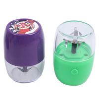 Nouvel accessoire pour fumeurs : Mini broyeur électrique portable en plastique pour herbes et épices, idéal pour les boutiques de fumeurs