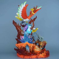 Figurine d'anime en PVC Entei, les Trois Bêtes Sacrées, Dieu du Tonnerre, Empereur de Feu, Seigneur de l'Eau, Garde d'élite, modèle de statue