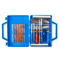 Kit d'outils de réparation de crevaison de pneu sans chambre à air pour voiture et camion, 18 pièces
