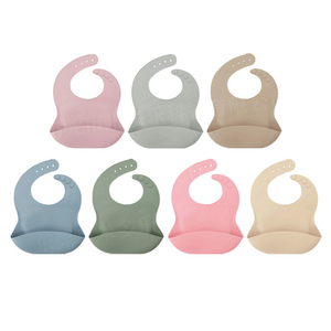 Babero para Bebé Personalizado al por Mayor, Directo de Fábrica, Impermeable y Antisuciedad, Bolsa de Alimentación de Silicona para Recién Nacidos de 0 a 12 Meses - Product Image 6