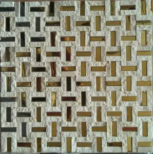 Los azulejos de mosaico de la más alta calidad se utilizan para la decoración de pisos y paredes con azulejos de piedra natural