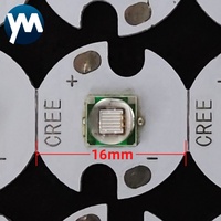 SMD 5050 XML LED Diode T6 8W 10W Puce de lampe de poche 395NM Émetteur LED UV haute puissance