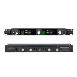 ระบบไมโครโฟนไร้สายดิจิตอลแบบสองช่องสัญญาณ ADX800 สำหรับงานแสดงระดับมืออาชีพ คาราโอเกะ/บาร์/เวที/ปาร์ตี้ - Product Image 1