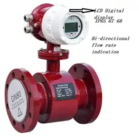 Digitale Pekel Water Flow Meter Corrosieve Geleidende Vloeistof Elektromagnetische Flowmeter Fabrikant
