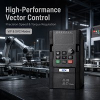 Convertisseur de fréquence variable 220V et 380V 0,75kW 1,5kW 2,2kW 4kW 5,5kW 7,5kW 11kW 15kW 18,5kW VFD pour charge légère