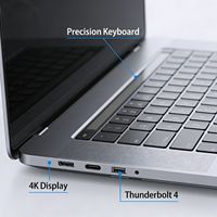 Ordinateur portable ultra-fin Wandong OEM 15,6 pouces, AMD, 16 Go de DDR4, 512 Go de SSD, écran FHD IPS, longue durée de vie de la batterie, Windows 10 Pro anglais, métal