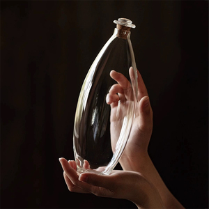 Tùy Chỉnh Cạnh Giường Ngủ Bình Bình Nước Bình Bình Đặt Thủy Tinh Bình Bình Bình Thủy Tinh Cốc Ly Đặt Với Nắp In - Product Image 6