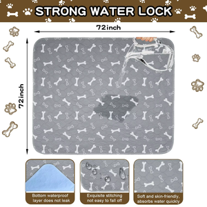 Fábrica Atacado Personalizado Super Absorvente Reutilizável Máquina Impermeável Lavável <span class=keywords><strong>Pee</strong></span> <span class=keywords><strong>Pads</strong></span> Training <span class=keywords><strong>Pads</strong></span> para Cães - Product Image 4