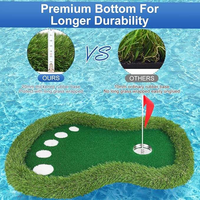 Flottant Golf Aide À La Formation Golf Putting Green pour Piscine Flottant Tapis De Golf Logo Personnalisé Formation De Golf