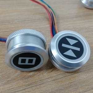 Nút Bấm Cảm Ứng Kim Loại Cho Thang Máy, Thiết Bị Đầu Cuối Cuộc Gọi Bằng Cử Chỉ Mới Máy Cảm Ứng Không Tiếp Xúc - Product Image 2