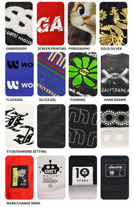 Camiseta de Lujo de <span class=keywords><strong>Color</strong></span> Liso de Alta Gama de Manga Corta con Bordado de Amoníaco Líquido, Poliéster/Algodón, Cuello Redondo, Estilo Vintage Holgado - Product Image 5