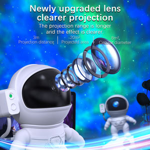 Projecteur de galaxie <span class=keywords><strong>astronaute</strong></span> fusée 3ème génération avec télécommande et haut-parleur Bluetooth, lumières pour enfants pour chambre à coucher pour Noël - Product Image 5
