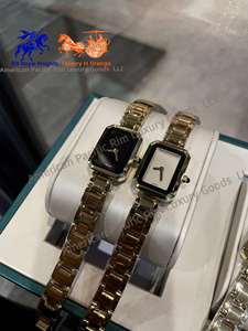 Montres pour femmes les plus populaires, design personnalisé, simple, mode, mouvement à quartz original importé, or, marques de luxe, horloge pour femmes - Product Image 4