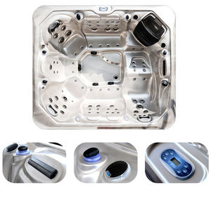 Sunrans Whirlpool Spa Balboa Hot Tus 8 Persona Acrílico Swim Spa Piscina Al Aire Libre Hottub para la familia - Product Image 3