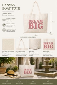 <b>Foldable</b> Canvas Tote <b>Bag</b> Portable Cotton Reusable Oversized Shoulder Shopping <b>Bag</b> with Pocket for Women Travel Grocery Beach - Product Image 5