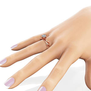 Anello Creativo a Forma di Vite per Donne, Gioiello Ispirato alle Piante, Accessorio per Outfit da Festa - Product Image 2