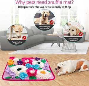 <b>Snuffle</b> <b>Mat</b> for Dogs Pet Treats Feeding Durable Interactive Dog Puzzle Toys Encourages Natural Foraging Skills Pet <b>Snuffle</b> <b>Mat</b> - Product Image 5