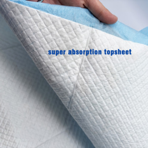 High Absorbency <b>Bed</b> <b>Pads</b> with Adhesive Strip Disposable Heavy Duty Waterproof Incontinence Underpads for Elderly Adults - Product Image 3