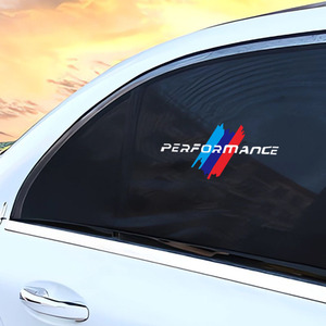 1PC Xe Trang Trí Decal Màu Xanh Đỏ Sọc Đồ Họa Mui Xe Bumper Fender Sticker Xe Cơ Thể Cửa Sổ Dán Tự Động Cho Xe Ô Tô BMW - Product Image 2