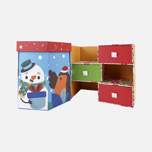 <span class=keywords><strong>Caja</strong></span> de regalo de explosión personalizada para calcetines, cartón rígido, laminado mate brillante, estampado de lámina dorada, estampado de Desaparición - Product Image 4