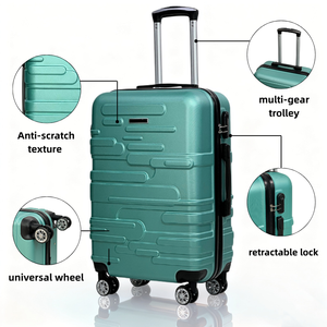 18 20 24-28 इंच <span class=keywords><strong>4</strong></span> टुकड़े के ट्रॉली सामान सेट स्पिनर व्हील्स को एयर ट्रैवल फैक्ट्री के लिए सीधे ताजा डिजाइन - Product Image 6