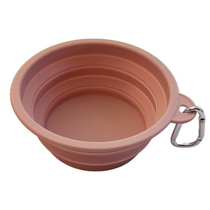 Bol pliable en silicone, grande et petite taille, portable, pour nourriture et eau pour animaux de compagnie, rond, léger, pour utilisation en extérieur - Product Image 3