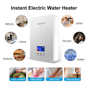 Chauffe-eau électrique instantané 6 kW 220 V en acier inoxydable sans réservoir pour lavage des mains en salon de beauté - Product Image 2