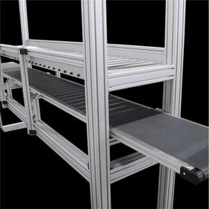 Customized Conveyor Line 800 Mm Pvc Belt Adjustable Speed Industrial Aluminum Profile Assembly Line - Product Image 1