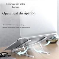 Support d'ordinateur portable en aluminium réglable à 7 niveaux compatible avec les bureaux de 9 \ "-15.6 \" support et support universel pour tablette PC