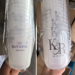 Vasos de Plástico Personalizados con Logotipo para Bodas, Fiestas y Eventos Deportivos, de 16oz, 14oz y 12oz, con Diseño de Balón de Fútbol, Material PP Esmerilado - Product Image 4