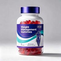 Gummies de gestion du poids à base de fibres végétales, marque privée OEM, pour adultes, équilibre métabolique, soutien quotidien au bien-être, 60 gummies