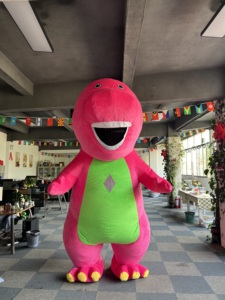 Cheap Price Custom Advertising Inflatable <strong>Barney</strong> <strong>Dinosaur</strong> Cartoon Mascot <strong>Costumes</strong> for Adults Unisex Animal Theme - Product Image 2