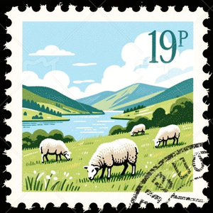 2022 Mountain Flora Wild Flowers Garden Forever Timbres-poste de première classe-Fleurs de jardin - Product Image 3