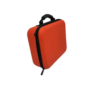 Storage Bag EVA PU Leather Hot Pressed Hard Shell Anti-Collision Digital Product Bag Dust Proof Outdoor Travel Spare Storage Bag