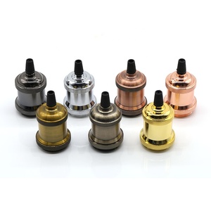 Modern Aluminum Lamp Holder Pendant <strong>Lights</strong> E27 Lamp <strong>Socket</strong> 110V 220V Vintage Bulb Decor Hanging Lamp - Product Image 4