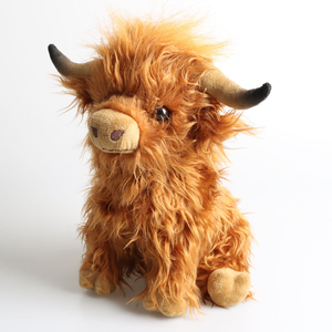 ตุ๊กตาวัวไฮแลนด์จำลองสำหรับเด็กพร้อมไส้คอตตอน PP - Product Image 3