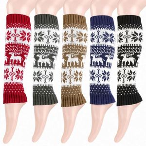 Wholesale Women's Winter Knee-Length Leggings Soft Knitted <b>Boot</b> <b>Socks</b> Acrylic/Cotton/Spandex Custom Logo Breathable Daily Use - Product Image 3