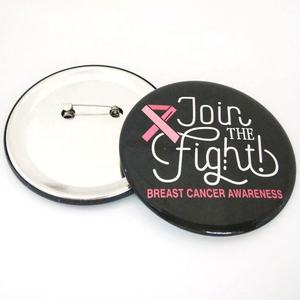 Vente en gros, promotion, octobre, cercle de sensibilisation au cancer du sein, badge broche avec ruban rose et guérison, espoir, amour, foi - Product Image 4