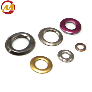 Messing öse mit Unter leg scheibe Leder Bastel reparatur Tülle Innen größe 4mm 5mm 6mm 8mm 10mm/Pick Farbe und Größe