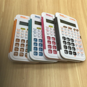 Ag107a Scientific Calculator Mini Portable Student Function Calculator With Battery White Colorful Design - Product Image 1