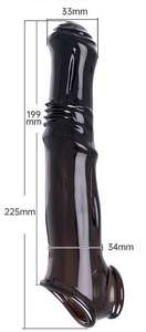 Herren Penis geformte Extender <span class=keywords><strong>Dildo</strong></span> Kondom Ärmel nicht vibrierende Sex Produkt - Product Image 4