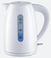 Bouilloire électrique 2200W 220V 1,7L en plastique coloré, design sans fil, base rotative à 360 degrés
