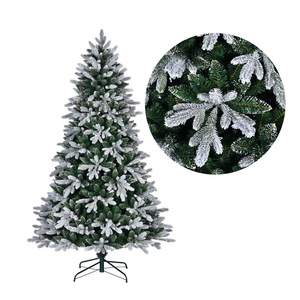 <span class=keywords><strong>Sapin</strong></span> <span class=keywords><strong>de</strong></span> <span class=keywords><strong>Noël</strong></span> <span class=keywords><strong>artificiel</strong></span> floqué <span class=keywords><strong>de</strong></span> luxe <span class=keywords><strong>de</strong></span> 6,5 pieds avec lumières LED <span class=keywords><strong>pré</strong></span>-éclairées multicolores, base autoportante, haute qualité pour usage intérieur - Product Image 6