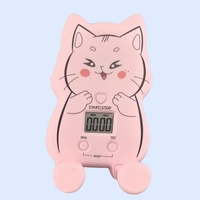 Timer Dapur Digital LED Mini Custom, Hadiah Bisnis, Timer Visual Beruang Lucu