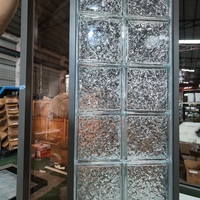 Paravent de séparation en verre craquelé noir sur mesure pour hôtel, restaurant, bureau - Écran de séparation en verre texturé